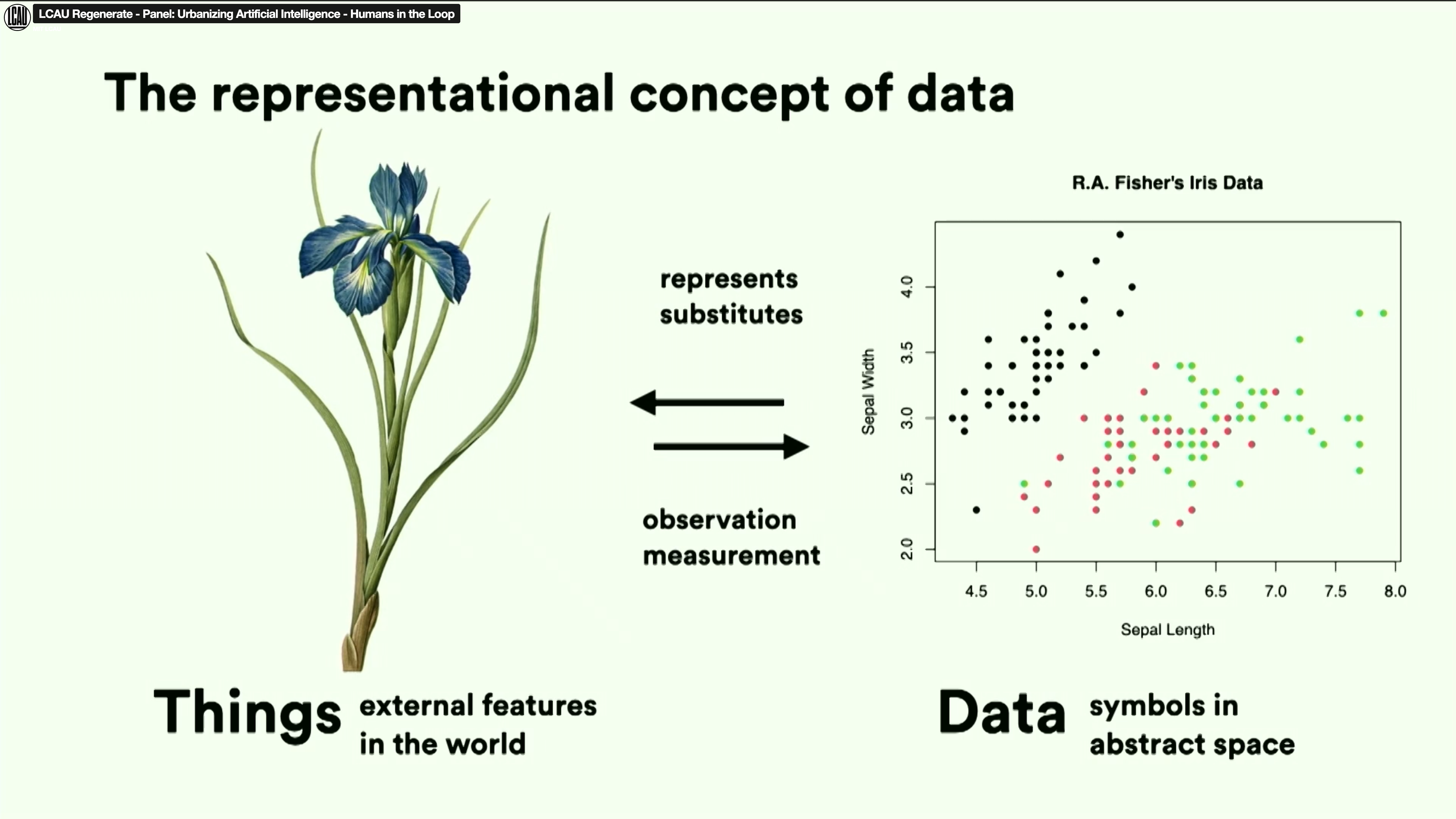 Talk about synthetic data at MIT conference